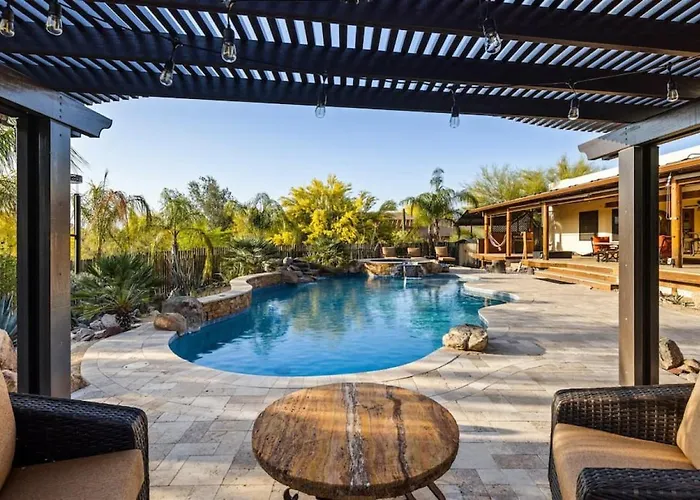 Healing House Heated Pool Desert Oasis Cave Creek