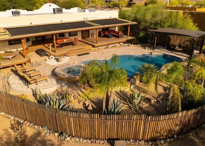 Healing House Heated Pool Desert Oasis *