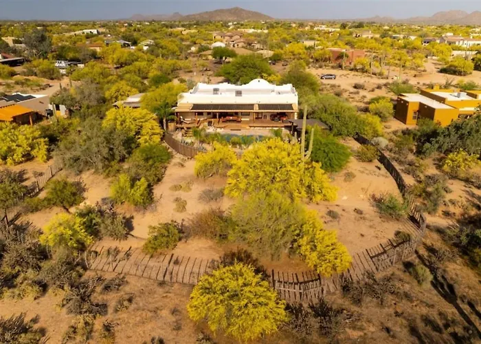 Healing House Heated Pool Desert Oasis